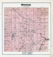 Monroe Township, Woodville P.O., Blue Lake, Swainis Crossing, White River, Newaygo County 1880